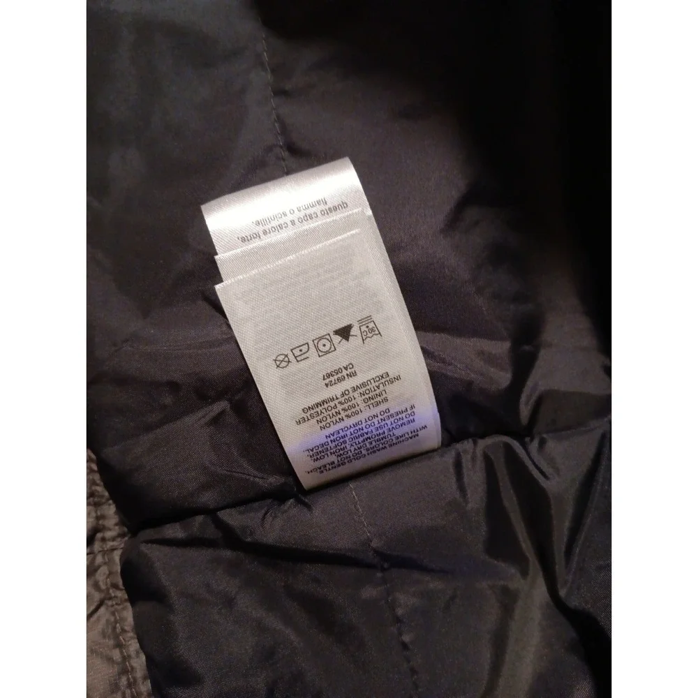 Columbia Gray Zip Up Hooded Insulated Water Resistant Vest Womens Size M Y2K NWT